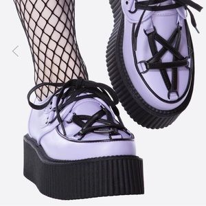 NIB Killstar Hexcellent Creepers (Lilac) size 11